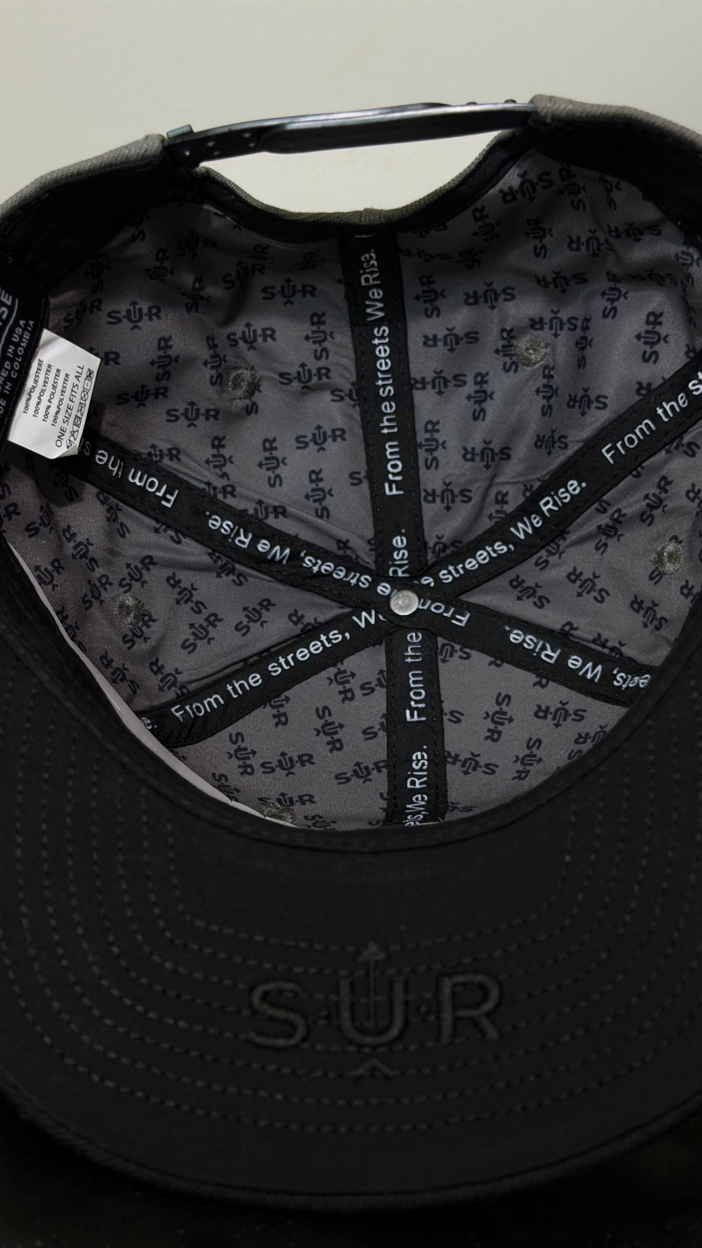 SUR Signature Snapback – Concrete Grey